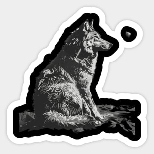 Besieging March Positive Brody’s Wolf Sticker